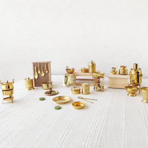 Brass Toys - Bhatukli - Bhatukli set brass - Indian artisans
