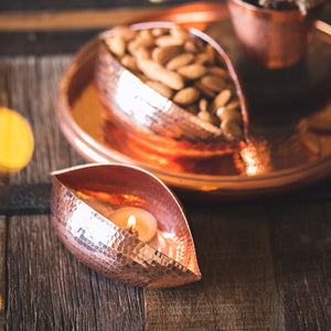 Copper Pod - copper candle holder- copper items online.