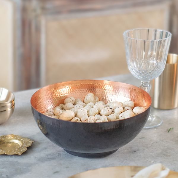 Set of 5 Solid Copper Nesting Bowls