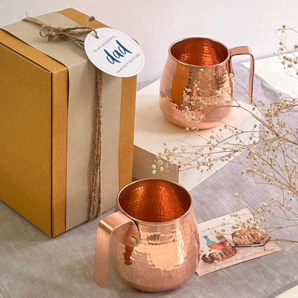 Father's Day Stout Mule Mug (Set of 2)