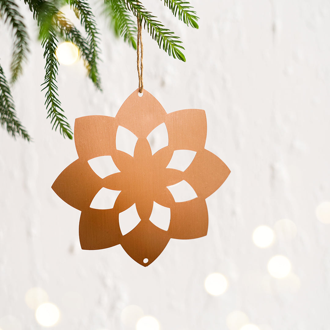 Lotus Bloom Christmas Ornament