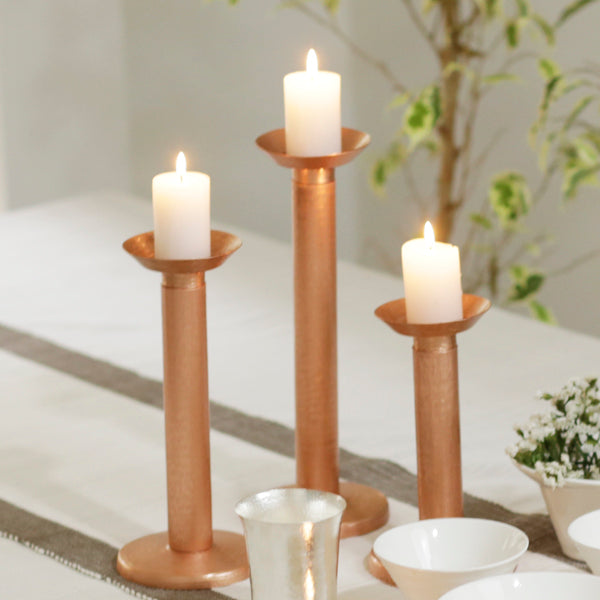 Megalith Candle Stand - Comes in 3 Sizes - Copper Candle Stand