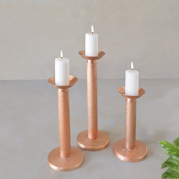 Megalith Candle Stand - Copper Candle Stand - Copper Online Store.