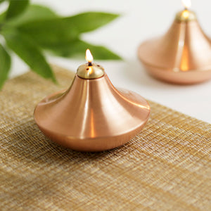 Sanchi Oil Lamp Copper - Studio Coppre