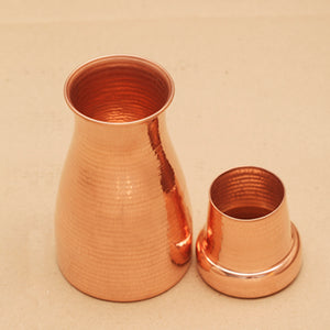 Handmade Pure Copper Pitcher in India.