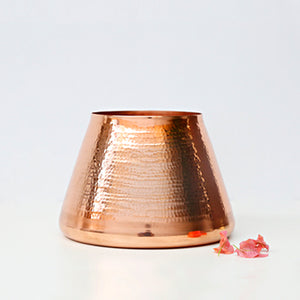 Pure copper handcrafted flowerpot at the best prices.