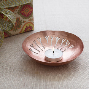 Prana Tea Light - copper candle holder - copper items online.