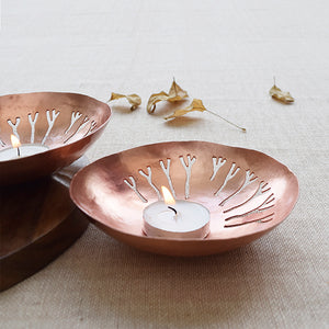 Prana Tea Light - copper candle holder - copper items online.