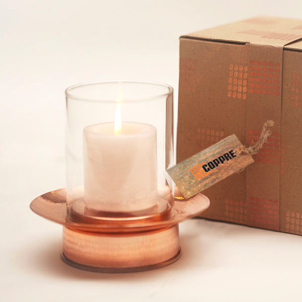 Hurricane Lamp - Copper Lamp - home decor shop in Pune