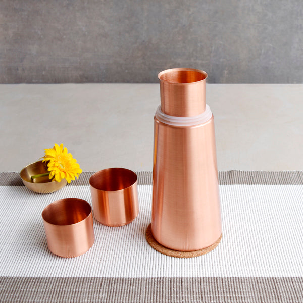 Pure Copper Water bottle with glass/tumbler sets at the best prices