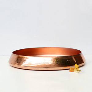 Handcrafted Russet Copper Floaters For Floating Flowers And Candles.