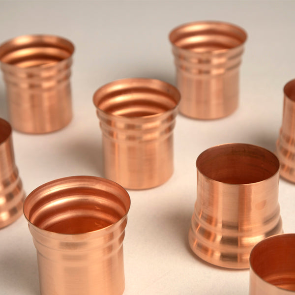 Antimicrobial Tumbler(Set of 2) - Copper Tumbler Set - copper handicraft