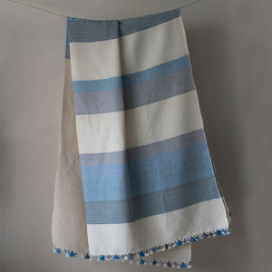 Nodhi Blue Throw