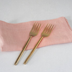 Taupe Dinner Fork(Set of 2) - Buy brass cutlery fork - handicraft stores in Pune