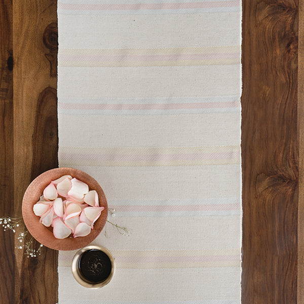 Beige Table Runner