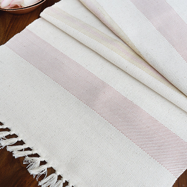 Beige Table Runner