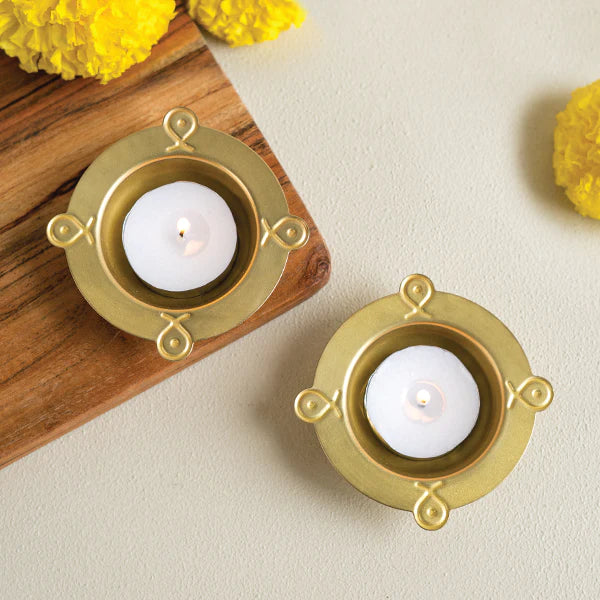 Rangoli Tealight (Set of 2)